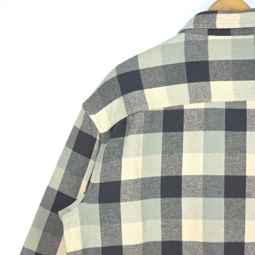 American Eagle Plaid Shacket Mens XL Button Up Barn Shirt Chore Outdoor Gorpcore - Picture 15 of 16